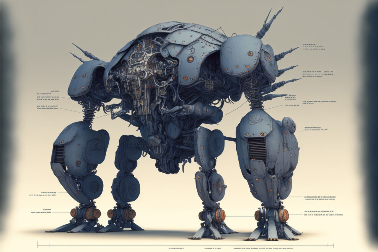 d3cr3t Inside diagram of massive tachikoma Mech Wa by MAIDArt on DeviantArt