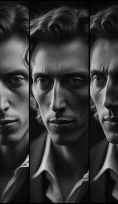 d3cr3t Frederik Chopin portrait cinematic shot p