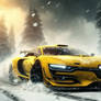 d3cr3t 2015 Renault Sport RS01 with snow white lig