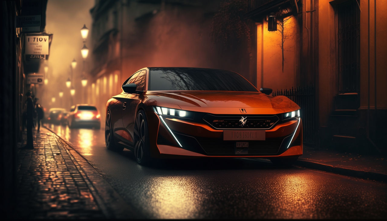 d3cr3t 2020 Peugeot 508 PSE with city streets oran by MAIDArt on DeviantArt