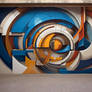 d3cr3t Large wall painted byt golden ratio graffit