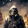 D3cr3t Dark Post Apocalyptic Soldier In Gas Mask T