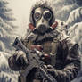 D3cr3t Dark Post Apocalyptic Soldier In Gas Mask T