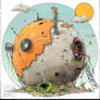 Little prince in their tiny planet