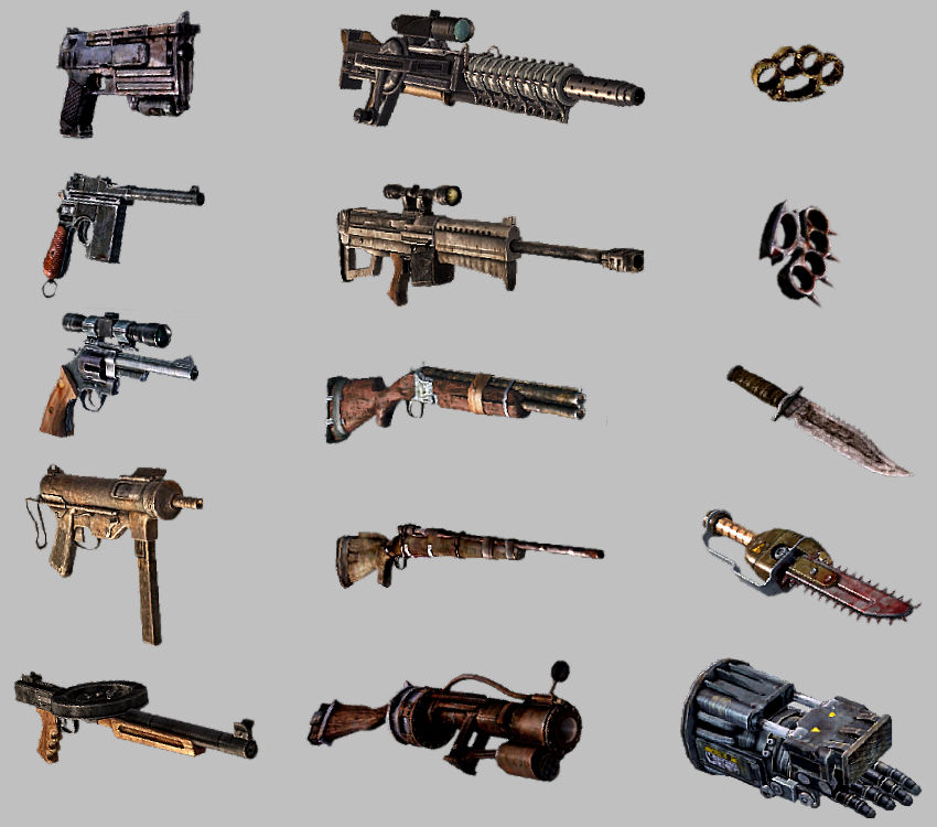 Fallout Oldstyle Guns by MaxRockerss on DeviantArt