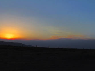 Sunset over the sands