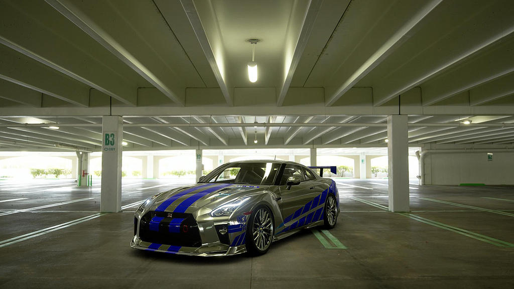 Paul Walker Tribute Nissan GTR R35 livery design by whendt on DeviantArt