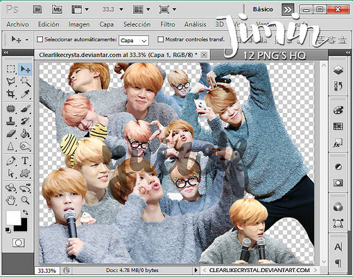 #017 Jimin | BTS | Pack Png