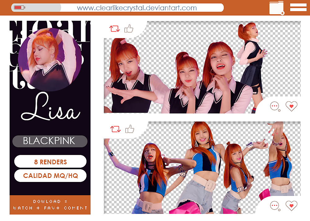 #098 | Pack PNG |LISA| BLACKPINK