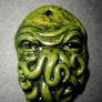 Polymer clay Cthulhu pendant