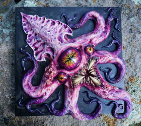 monster squid sculpture 