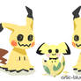 Mimikyu and Minikyu