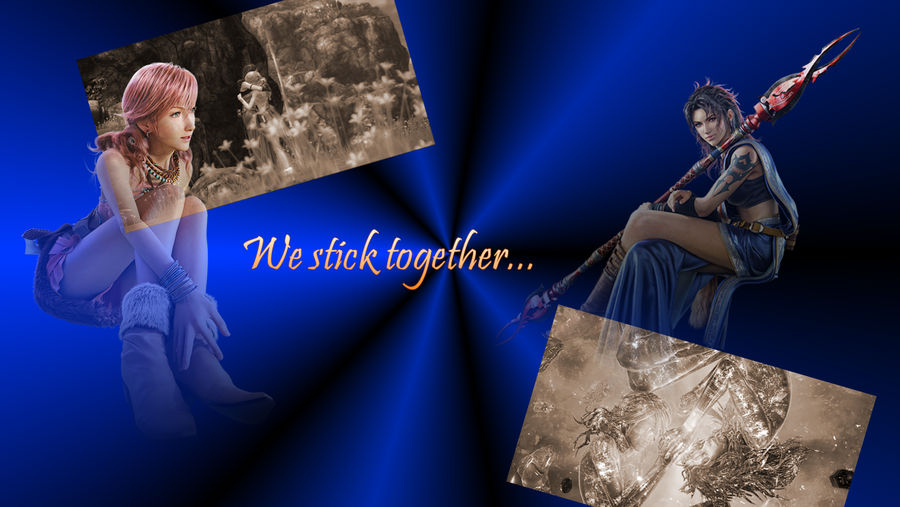 Fang and Vanille wallpaper by Xinahs on DeviantArt