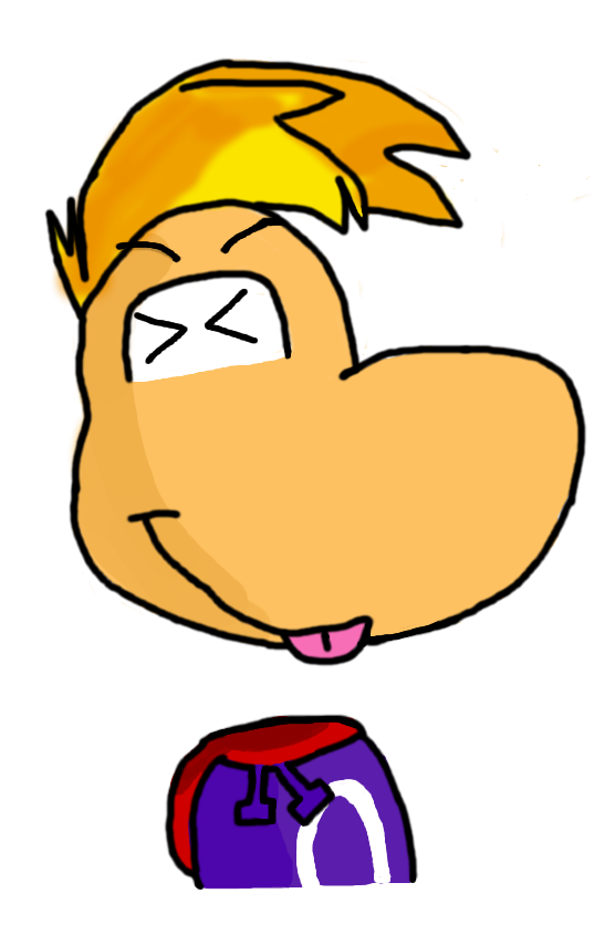 Cute Rayman Sketch (Digital)