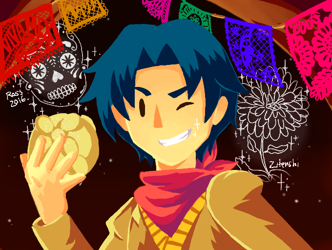 Dia de los muertos, Mex-kun style!