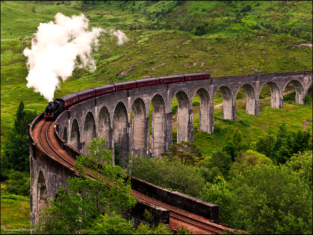 A train journey is another world