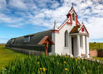 The Italian Chapel exterior. by LawrenceCornellPhoto