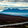 The misty mountains.