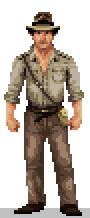 Indiana Jones Pixel Art