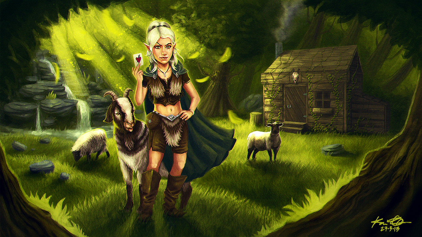 Heartbreaker elf girl by kaio89