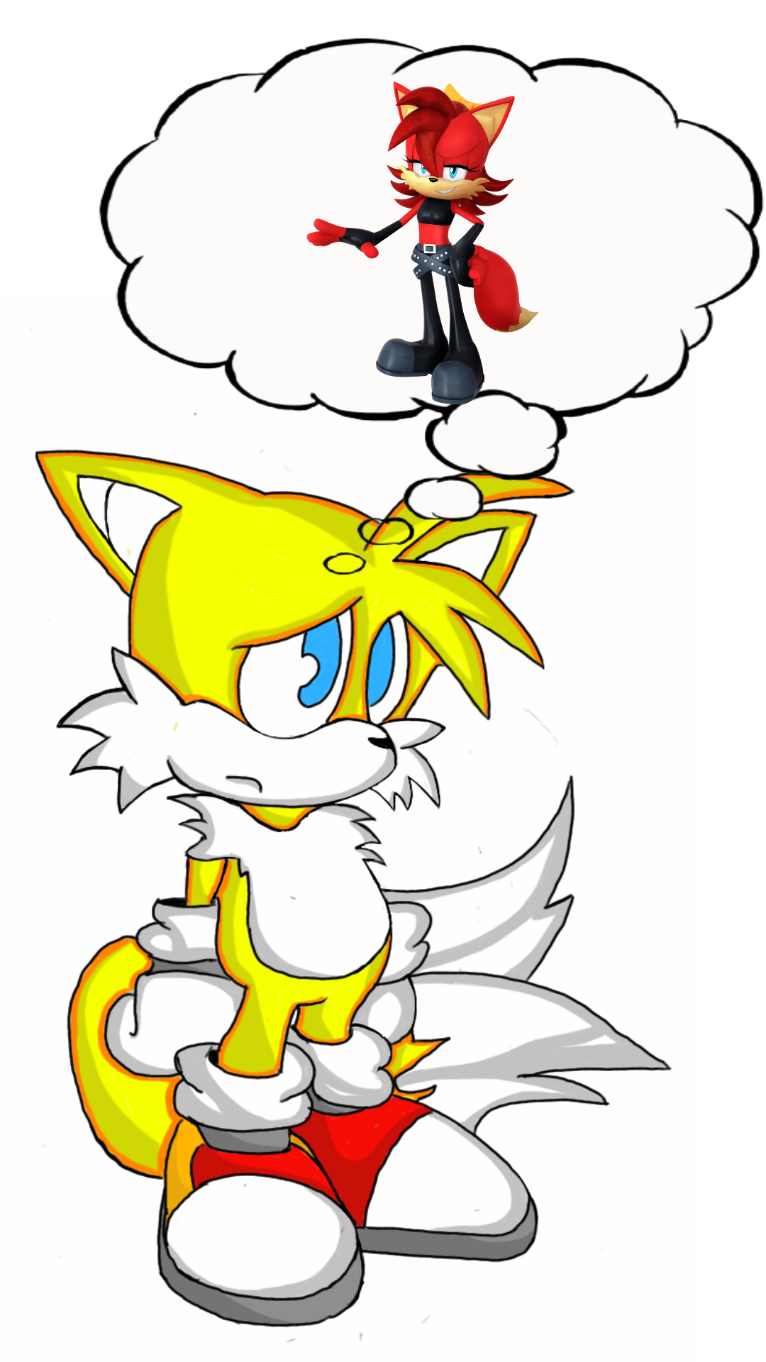 Deviantart Tails Sad Sad Tails thinks about Fiona Fox by BlueJacket242 on DeviantArt