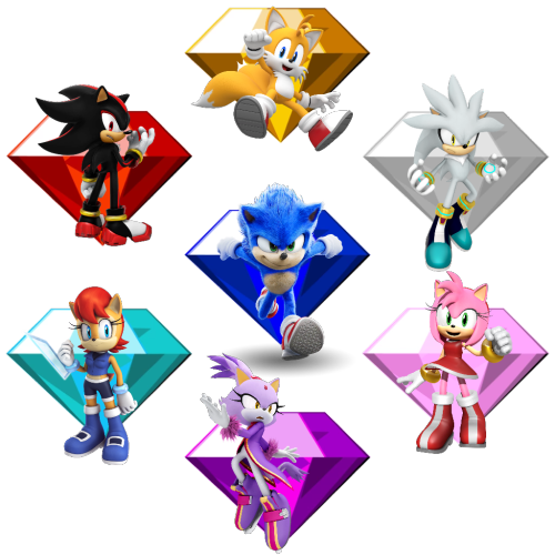 Chaos Emeralds (Sonic Mania Adventures) by Venjix5 on DeviantArt