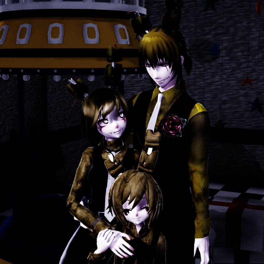 (mmd x fnaf) Springtrap family by Christy885 on DeviantArt