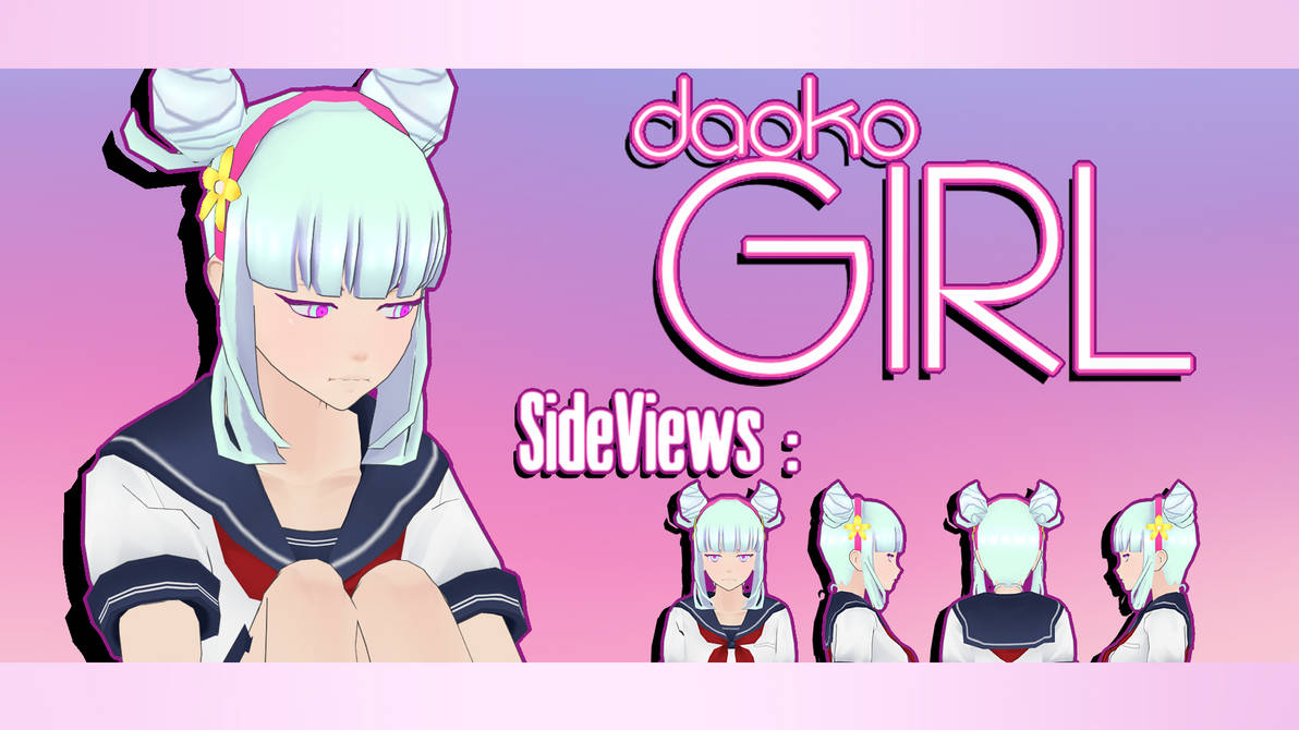 | 3D Model | Daoko Girl | Aoi Base | by Raisuke-Tamakasai on DeviantArt
