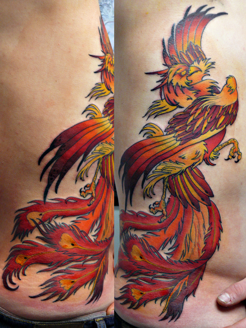 phoenix on ribs