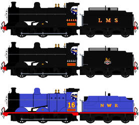 Alden (LMS-BR 44444) Livery Over the Years