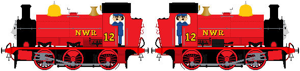 Eleanor the Smart Red Saddle Tank Engine