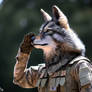 Army wolf salute: #2
