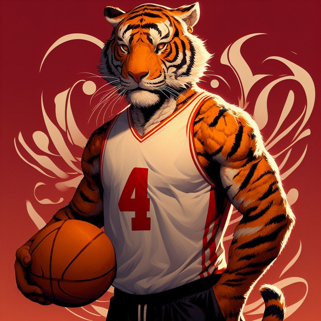 Basketball tiger: #5 by AIArtParade on DeviantArt