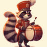 Raccoon drummer: #2