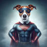 Jack Russell Terrier superhero