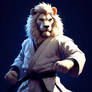 Karate white lion: #4