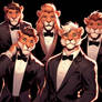 Group Shot: Lions in tuxedos - #4