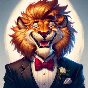 Lion in tuxedo: #28