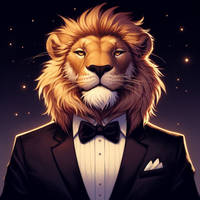 Lion in tuxedo: #13
