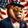 Patriotic tuxedo lion: #2