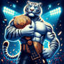 White tiger wrestler (Belt)