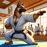 Karate German shepherd: #2