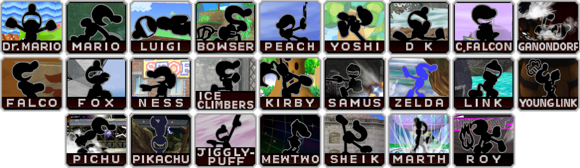 Melee, but Mr. Game and Watch is everyone by FishingCroagunk on