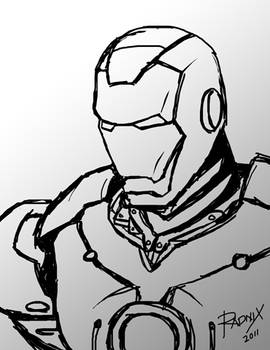 Rough sketch of Iron Man