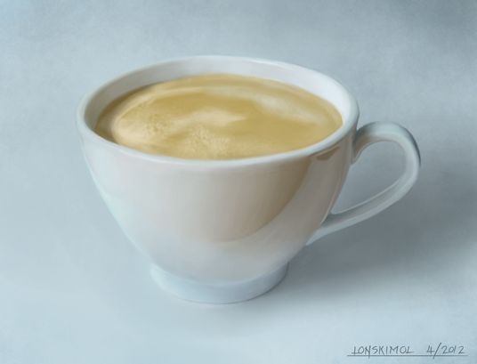 Material Study - Cup of coffee