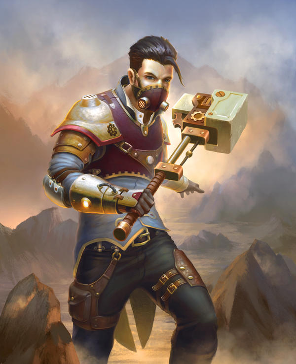 Steampunk Warrior by artlon