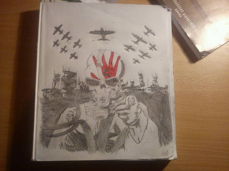 Five Finger Death Punch Drawing by Jimakoc