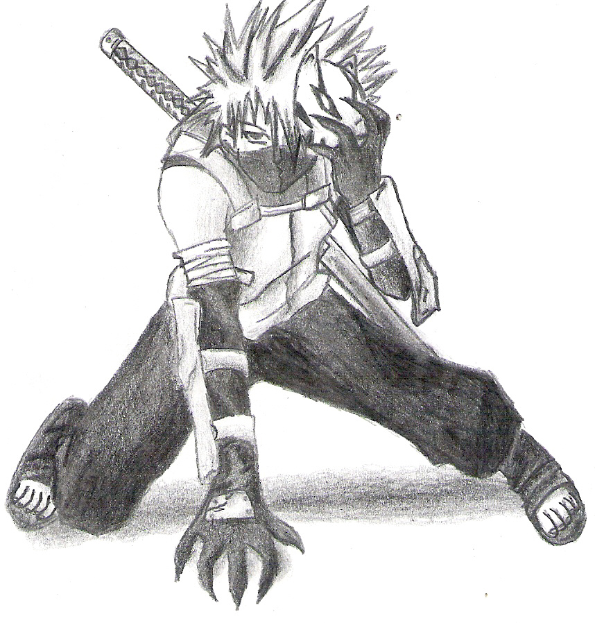 HOW TO DRAW KAKASHI ANBU - NARUTO 