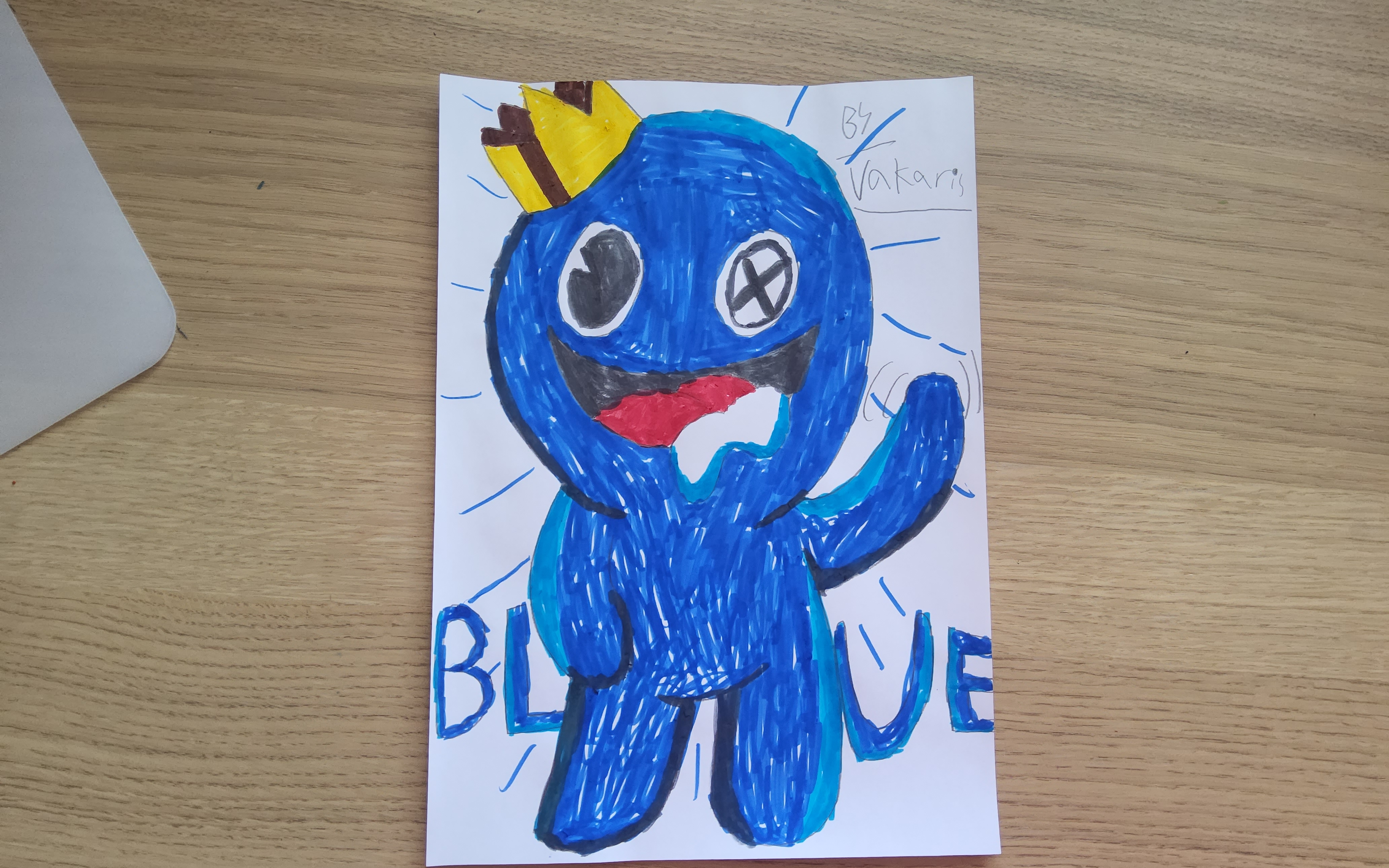 My drawing of blue from rainbow friends by ZackGodzillafan2008 on DeviantArt