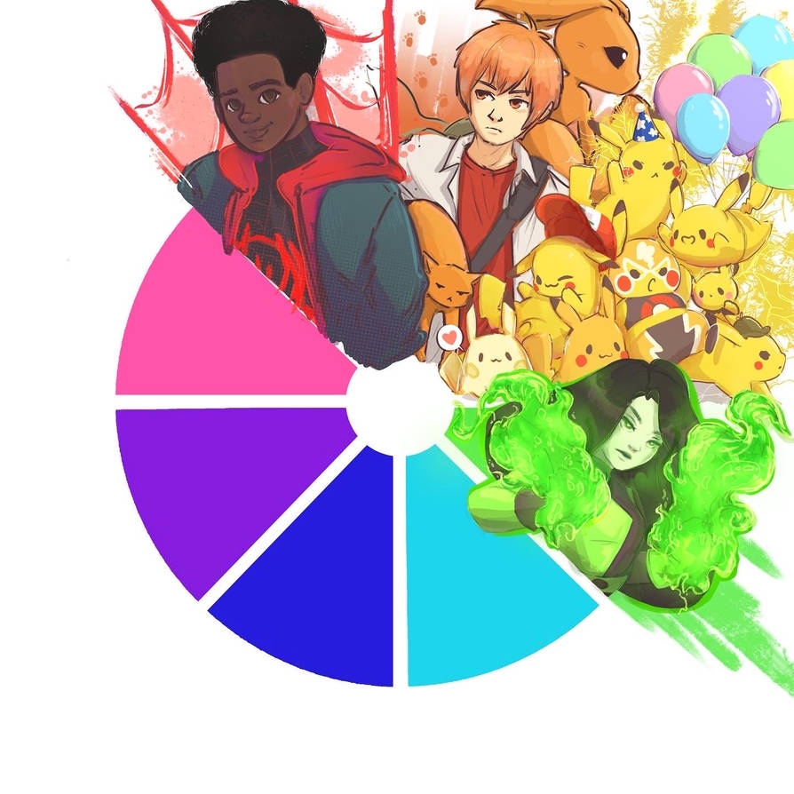 Color Wheel Drawing Challenge Green by madddys on DeviantArt